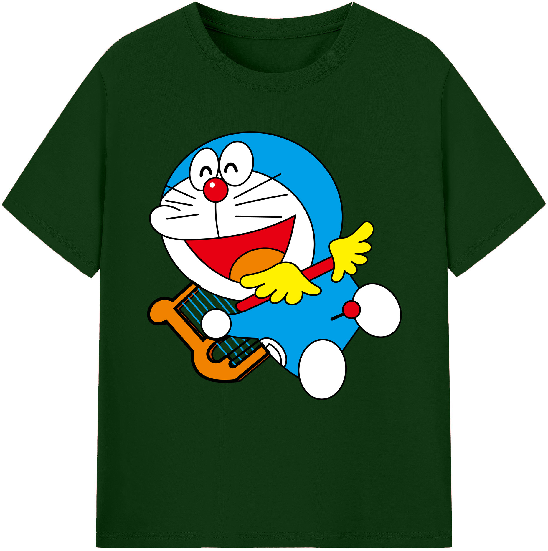 （画像用） ドラえもん Doraemon 綿100％半袖Tシャツ（フロントプリント）